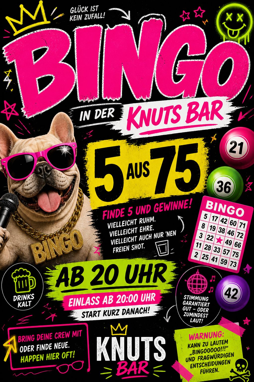 Bingo oder Stadt Land Vollpfosten